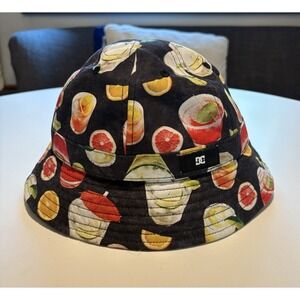 DC Shoe Men's Boozinheimer Bucket S/M Hat Cap Skate‎ Cocktails Drinks